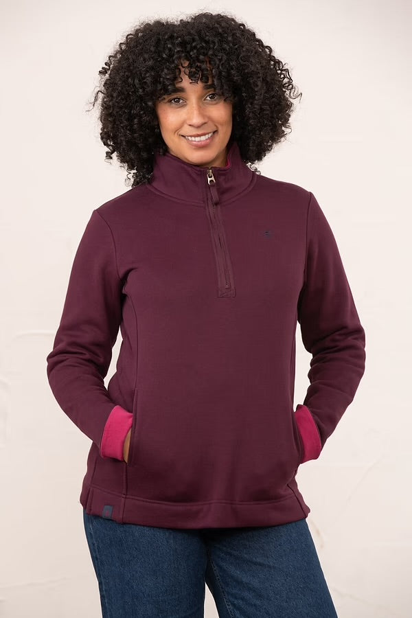 Shore Sweatshirt - Damson