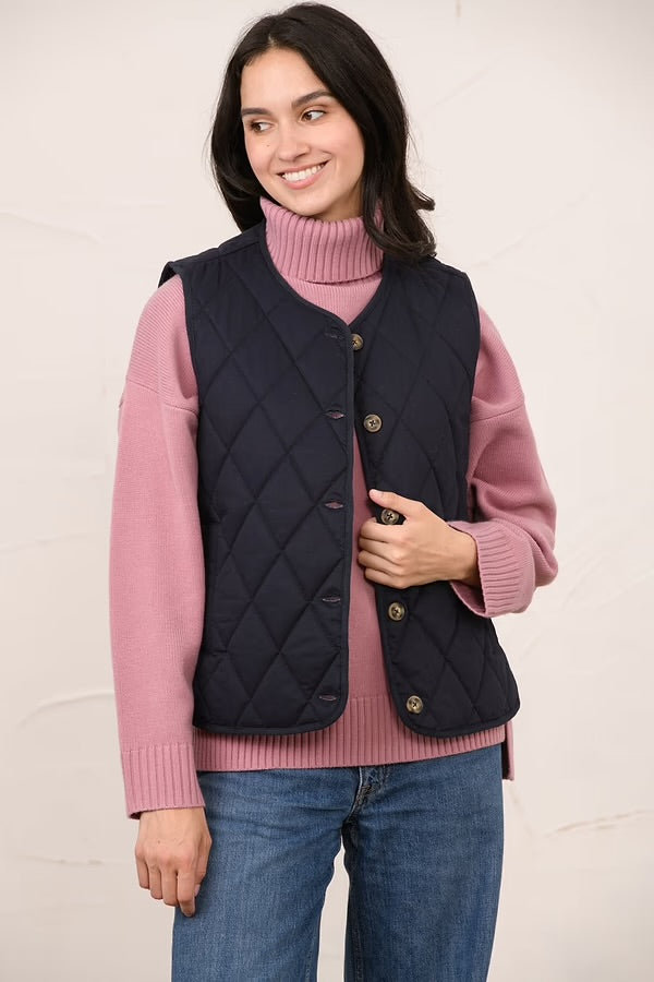 Sloane Gilet - Navy