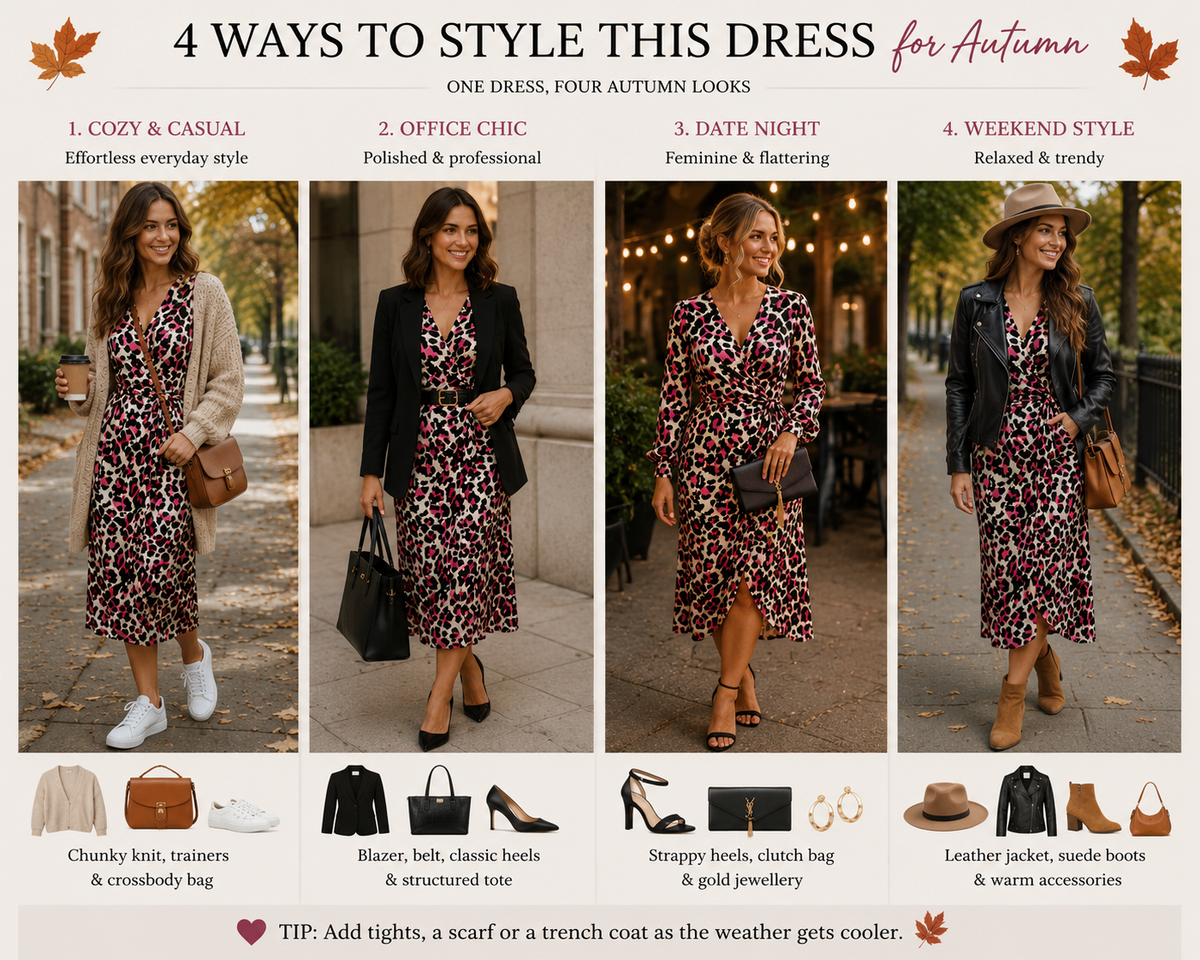 Pink Leopard Dress