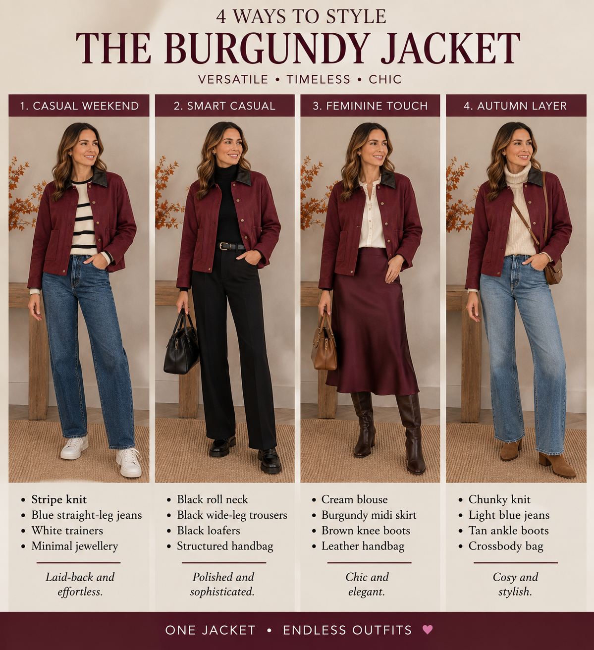 Faux suede jacket Bordeaux