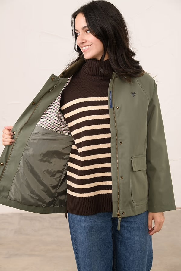 Devon Raincoat - Olivine highly waterproof