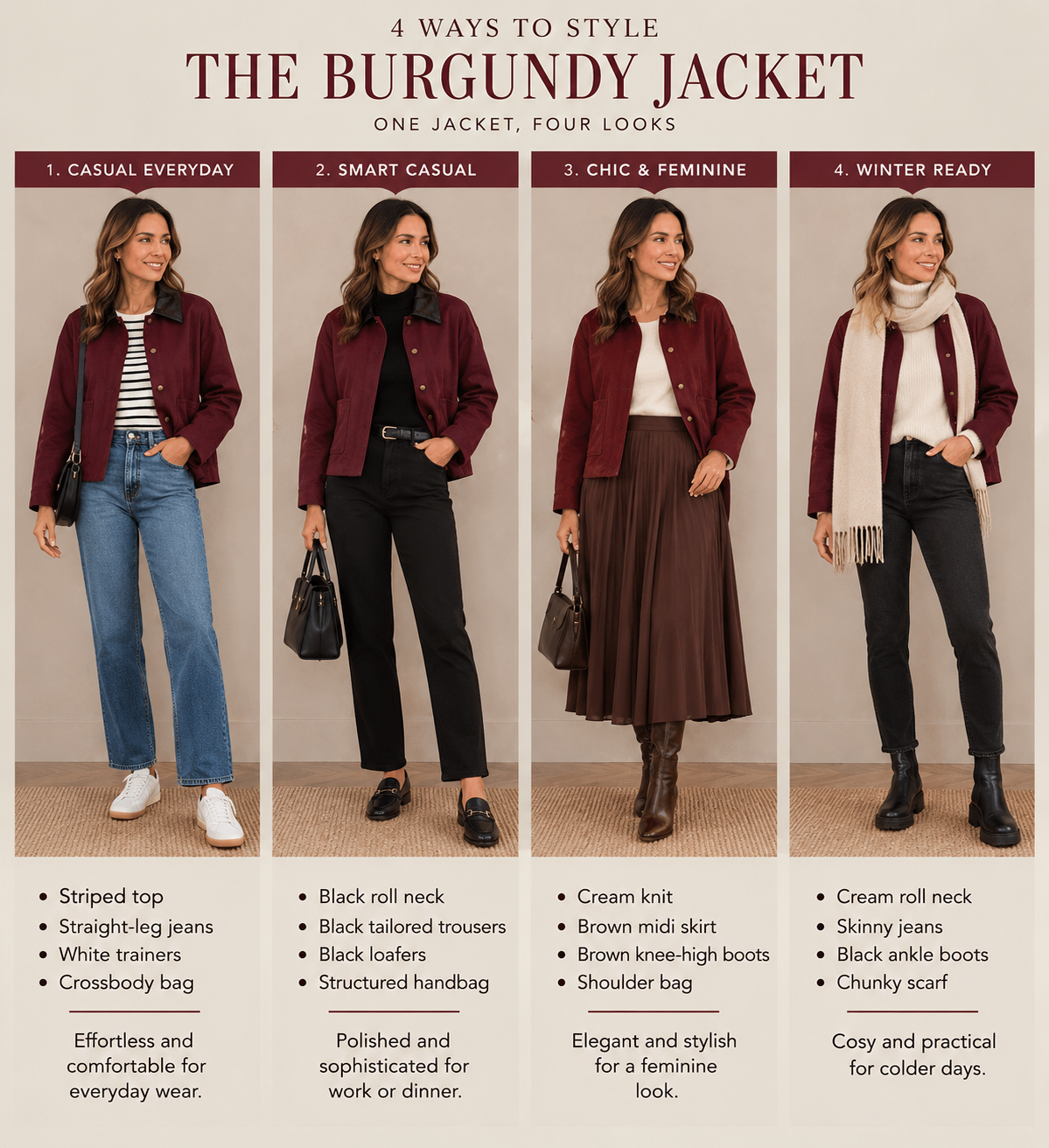 Faux suede jacket Bordeaux
