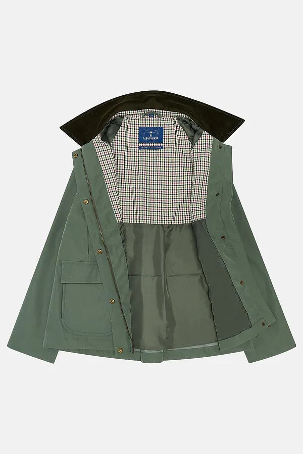 Devon Raincoat - Olivine highly waterproof
