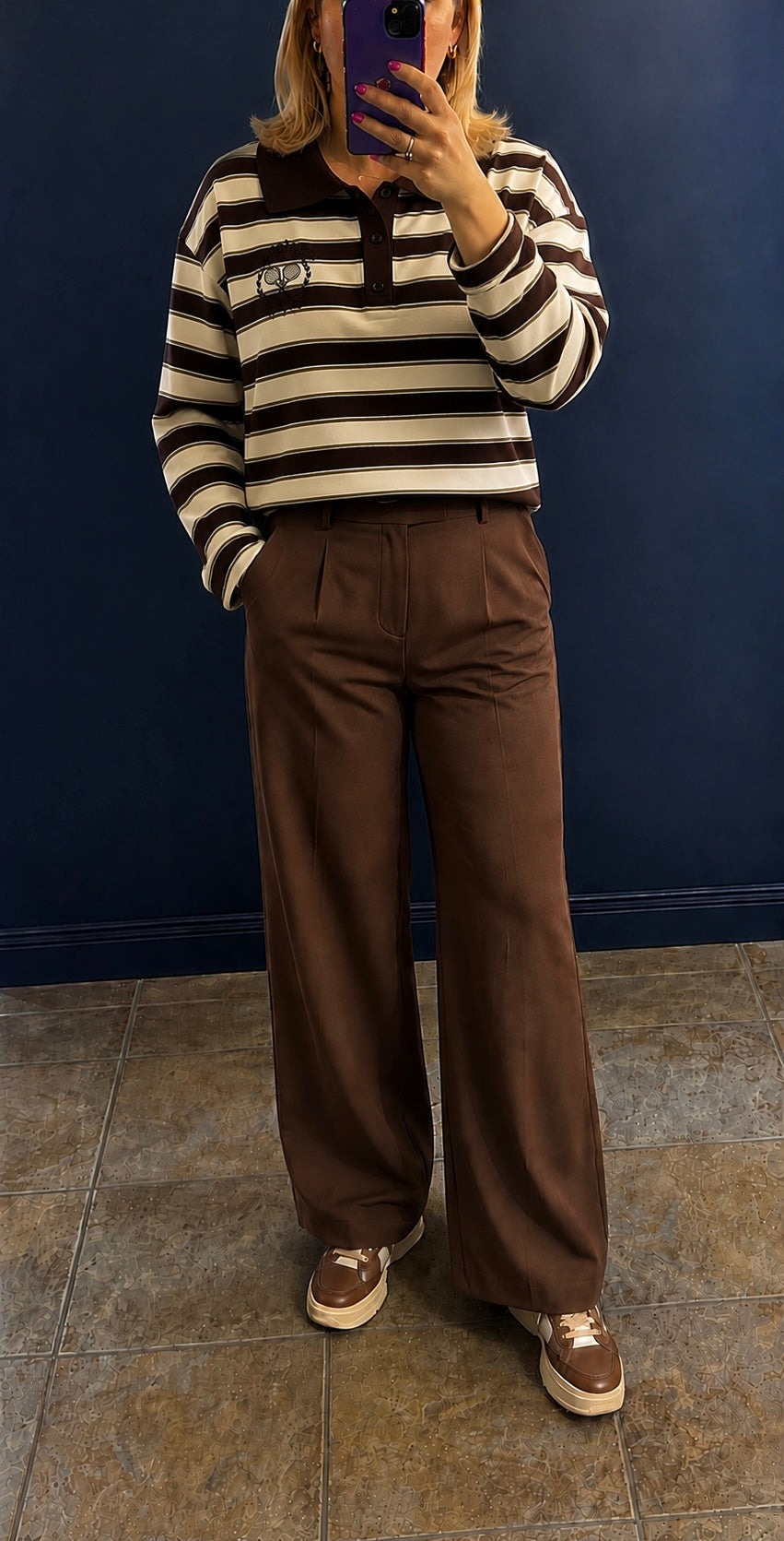 Rugby sweater brown