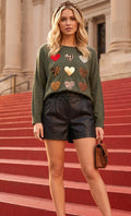 Hearts sweater