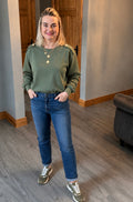Shoulder Button Sweater