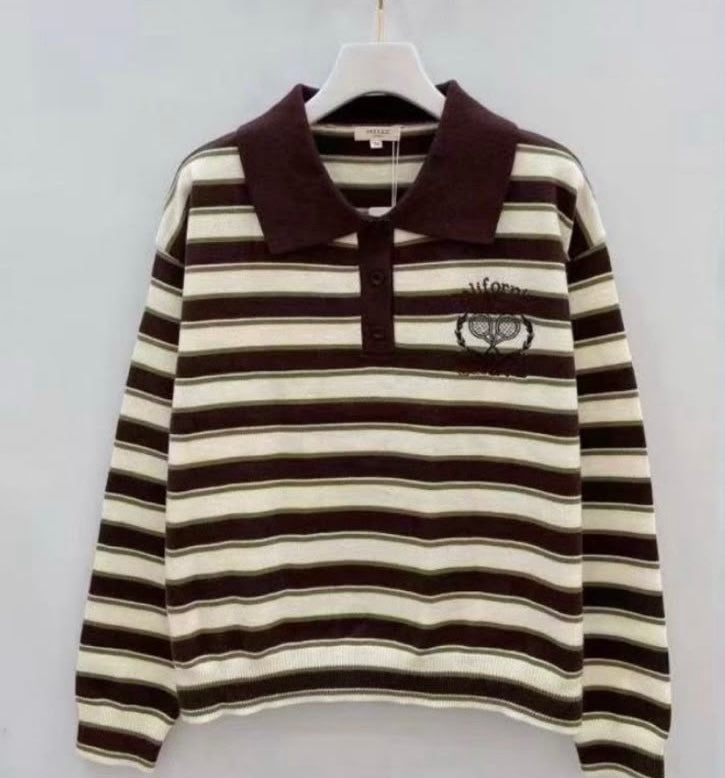 Rugby sweater brown