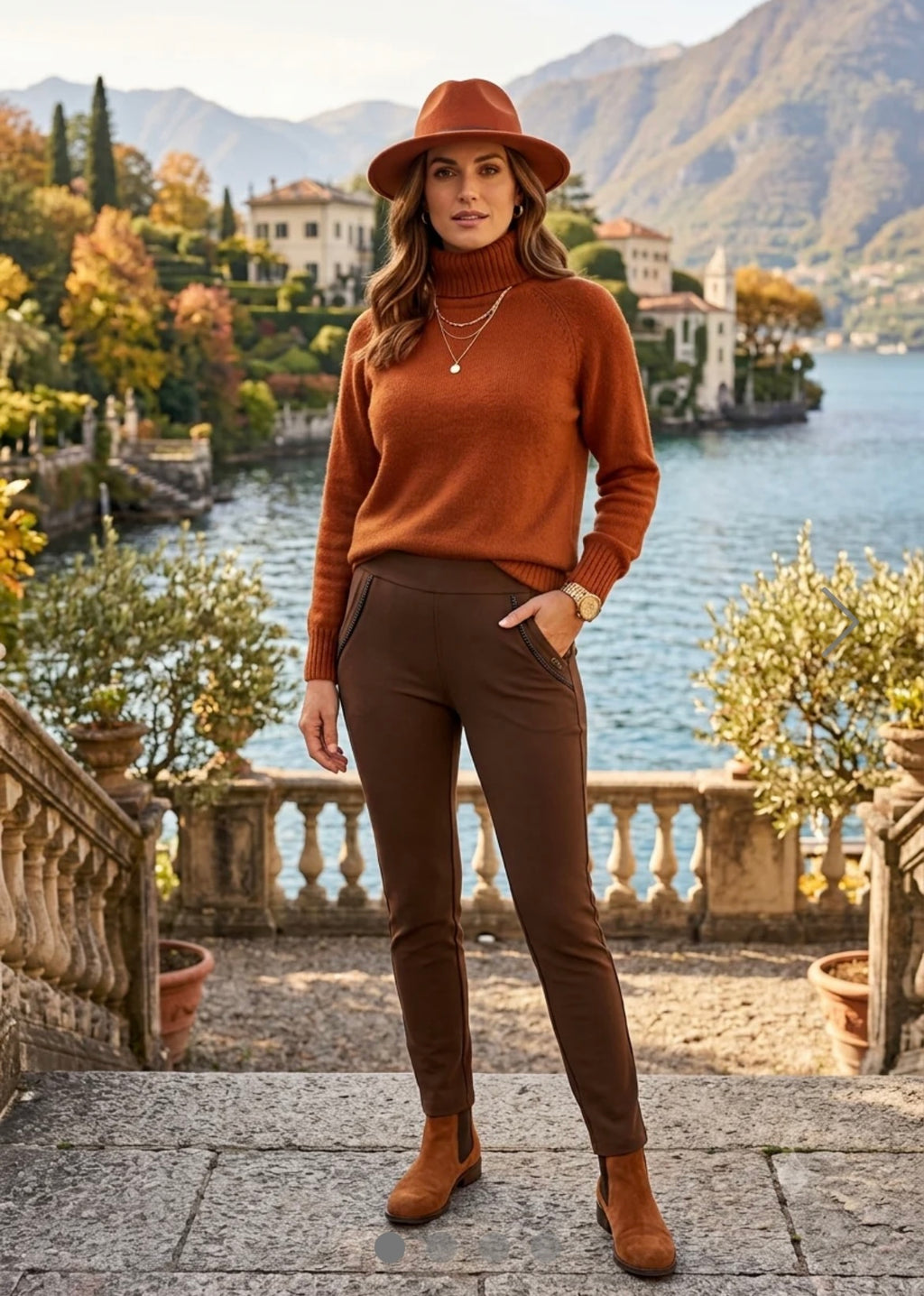 Alexia Jeggings – Brown