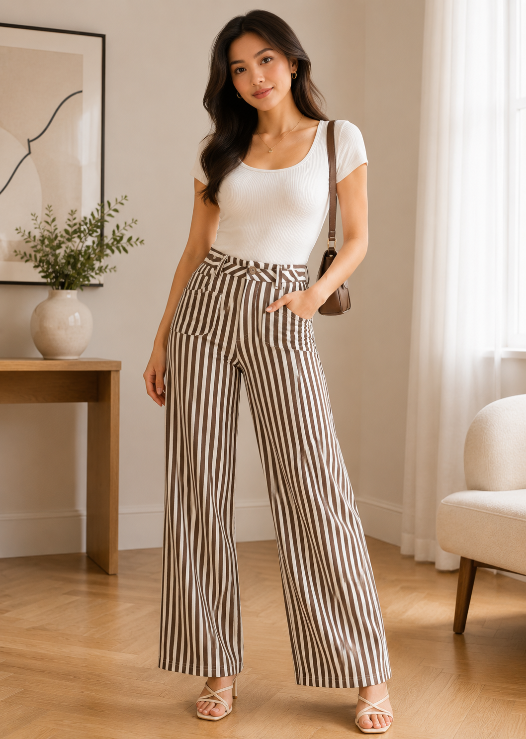 Stripe trousers