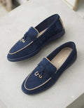 Navy loafer