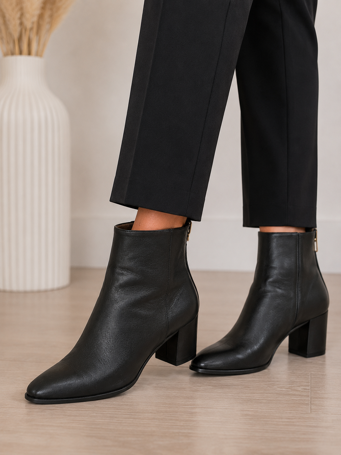 Black boots