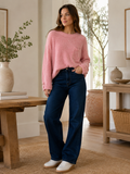 Pink knit jumper
