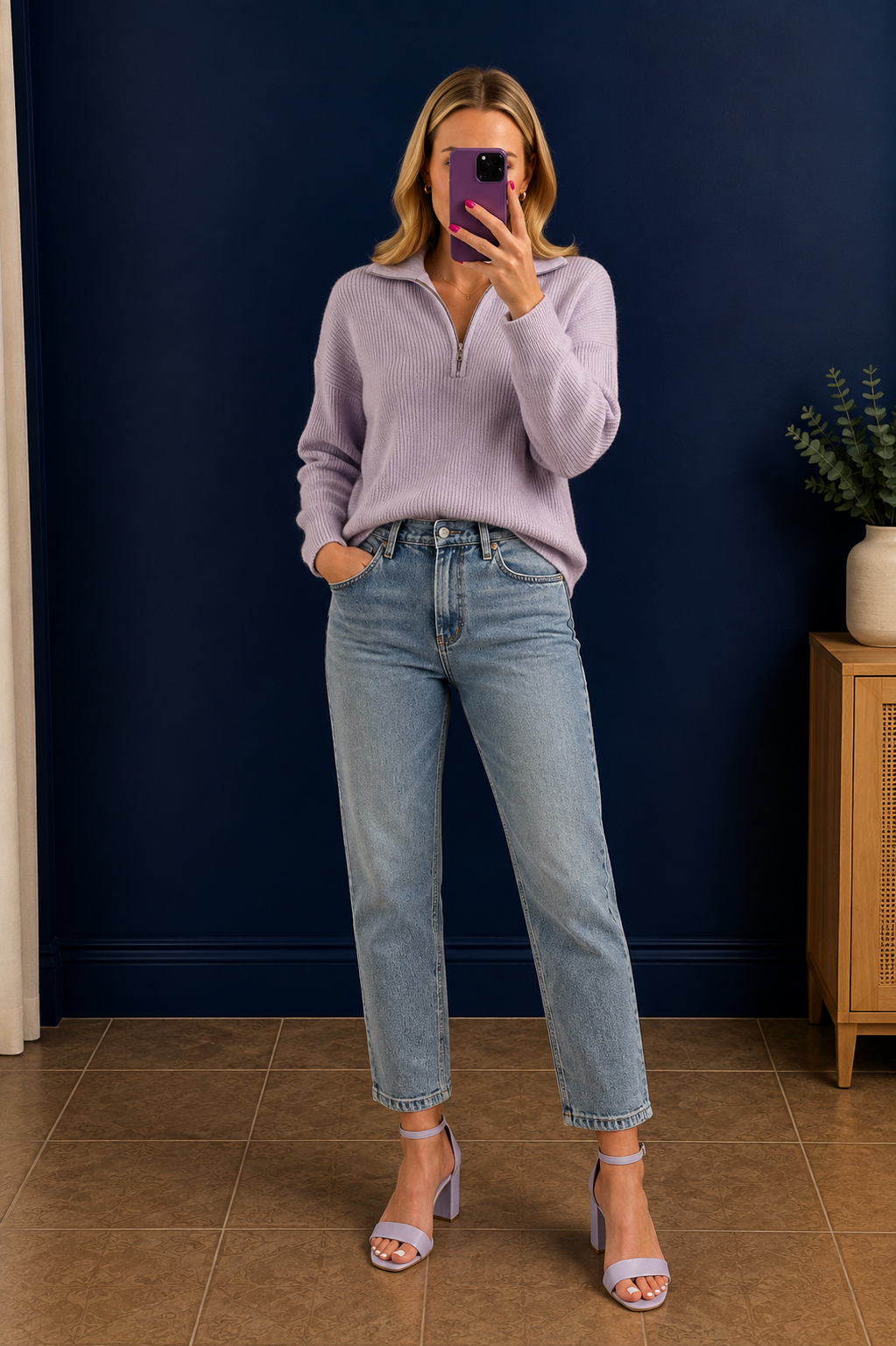 Lavender heels