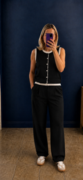 Bella Waistcoat Black