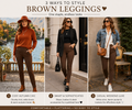 Alexia Jeggings – Brown