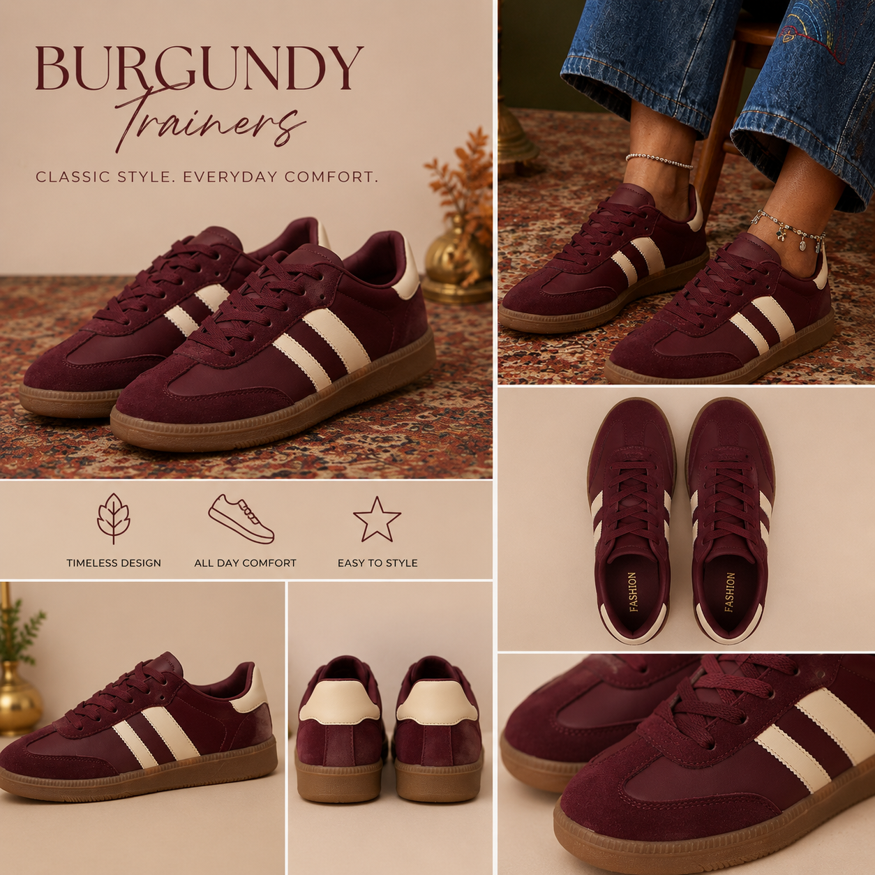 Lucy trainers wine
