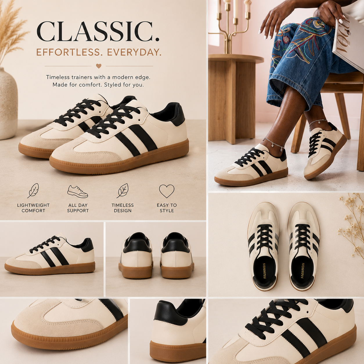 Lucy trainers beige