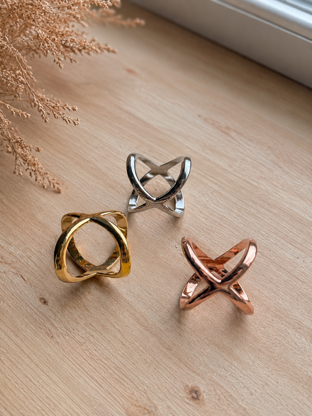 Scarf Buckles – Gold, Silver & Rose Gold
