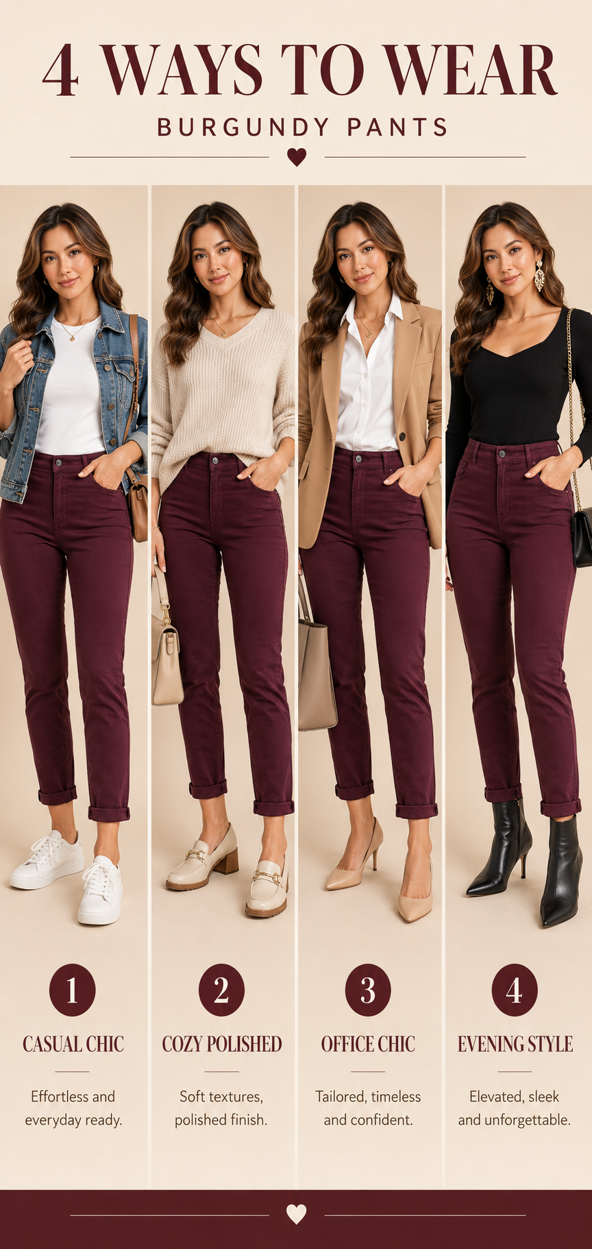 Toxik chino Burgundy