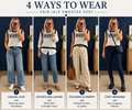 Navy bow knitted vest