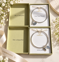 Symbology Silver Bangles