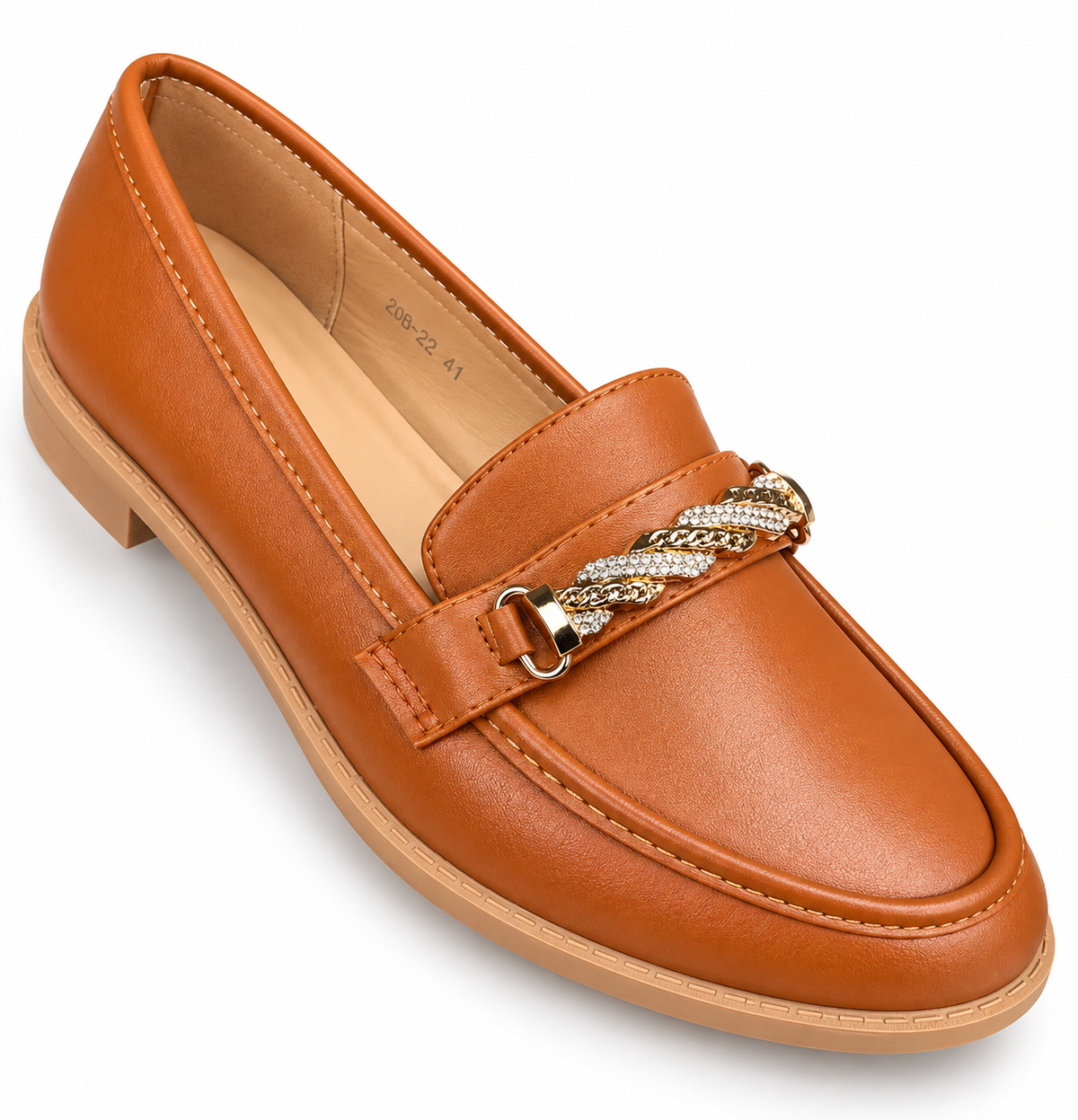 Camel loafers